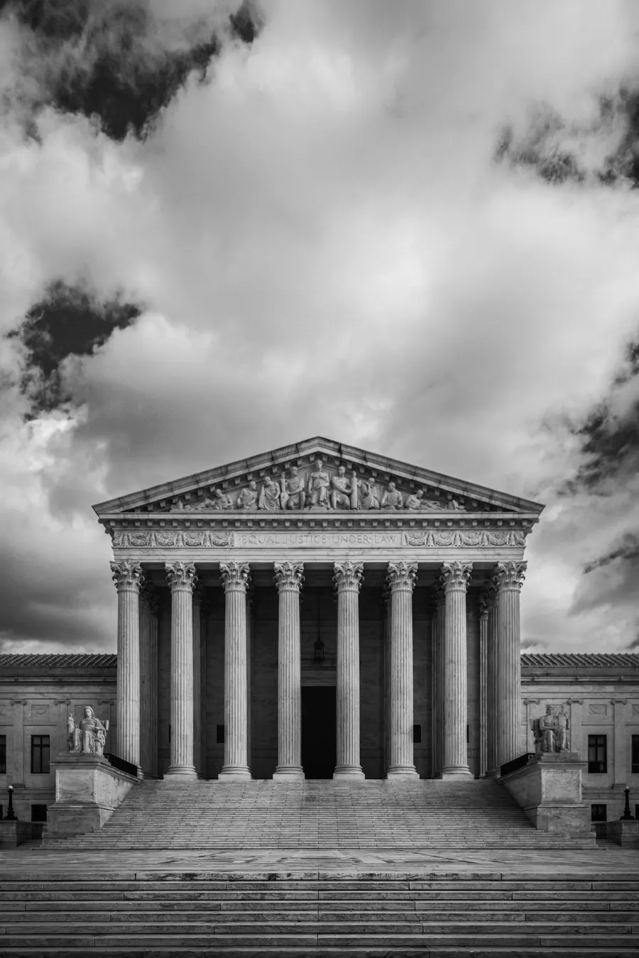 Classical courthouse columns